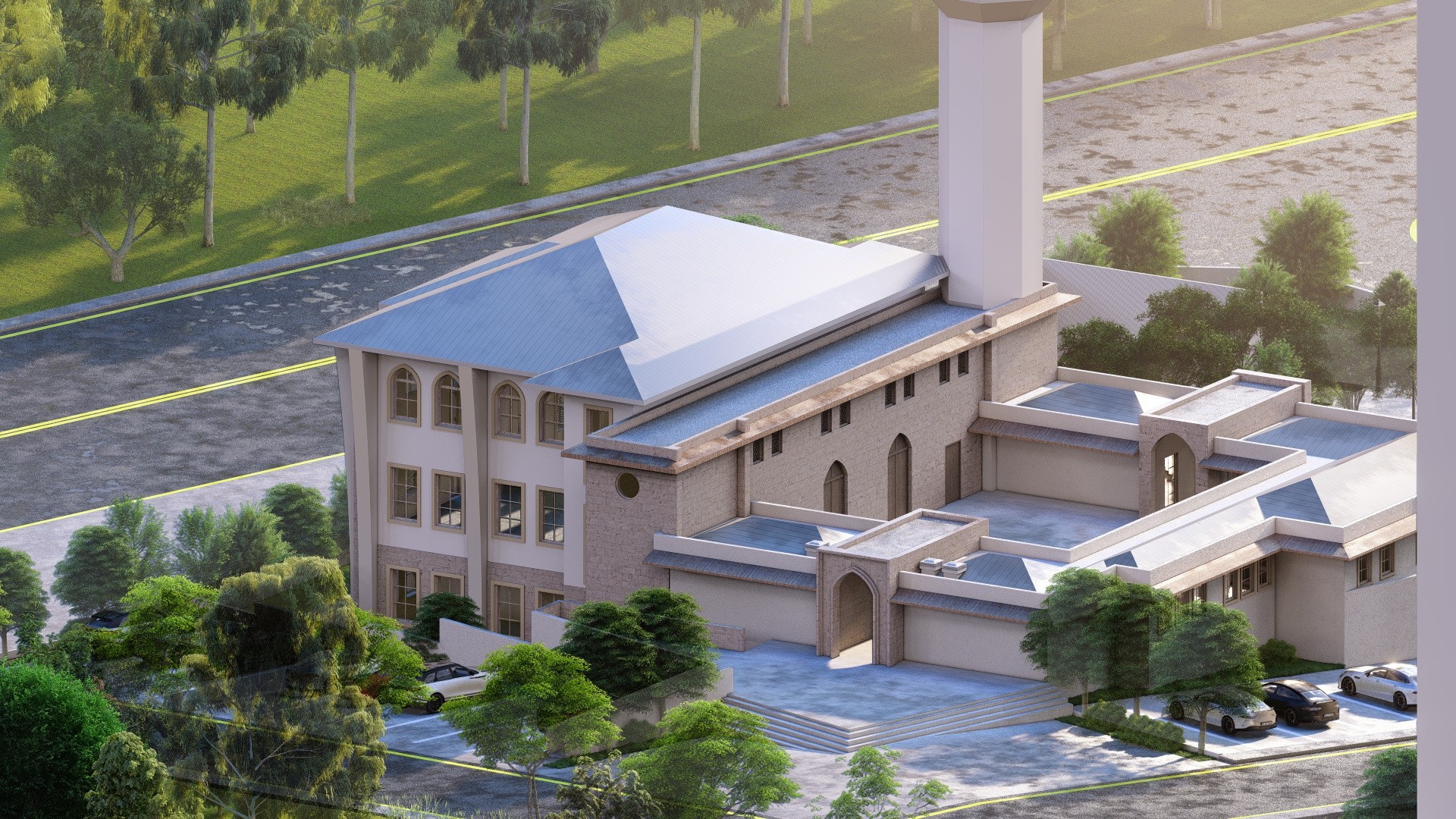 Kadim Camii ve Külliyesi proje görünümü